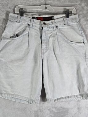 Levis Silvertab Loose Pleated Jean Shorts Jorts Mens Size 33 Light Wash Vtg 9”
